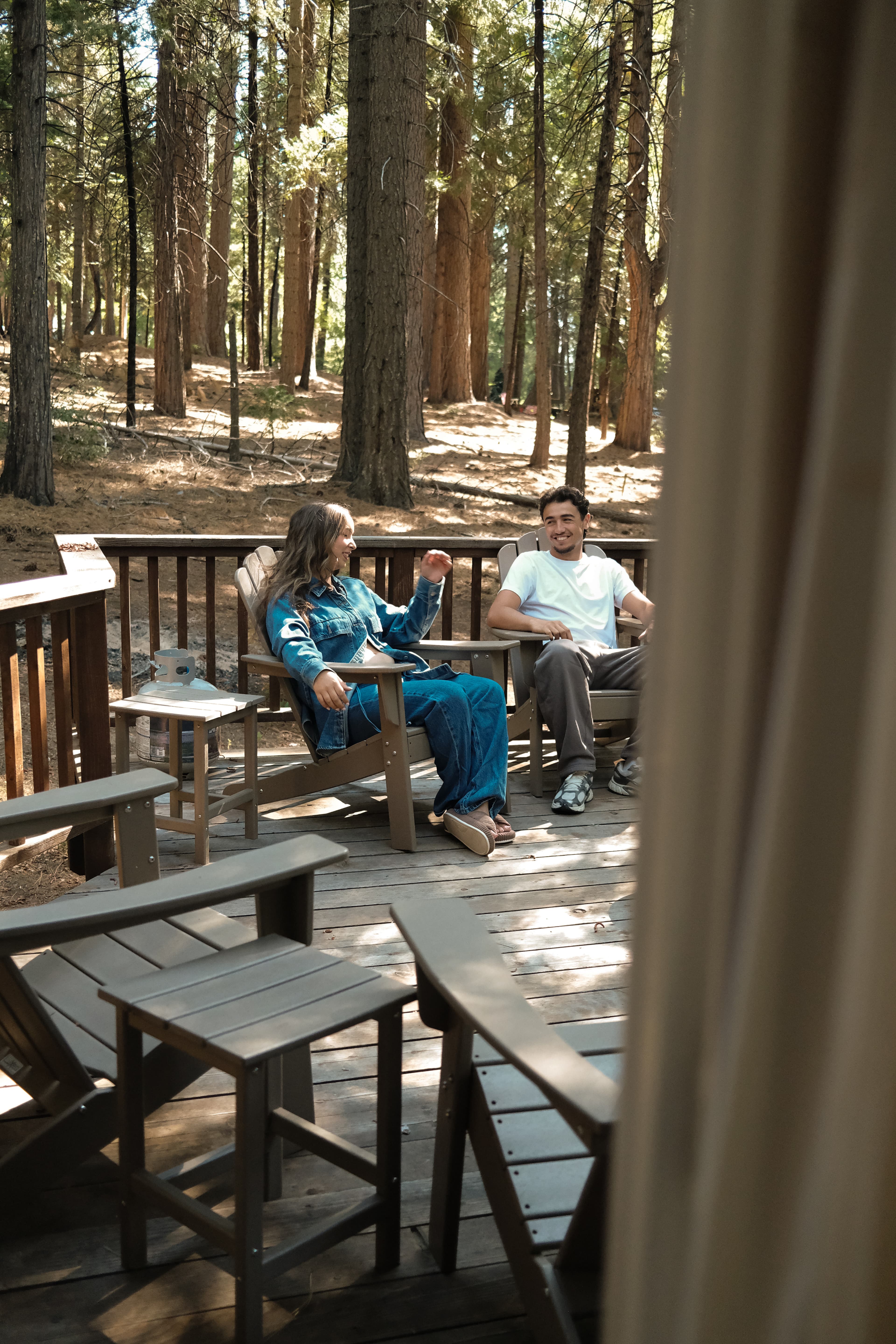 Large wrap around deck